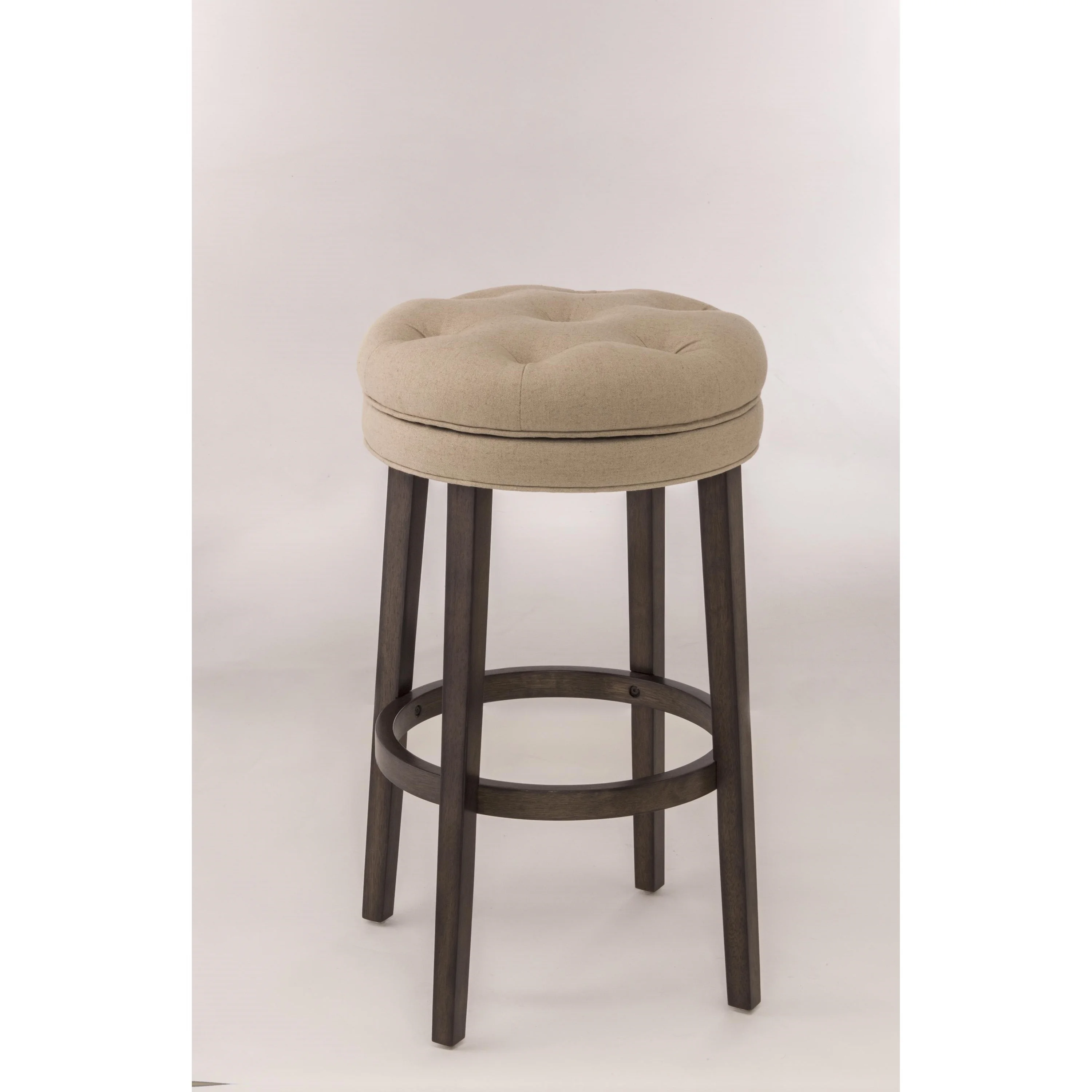 Hillsdale Backless Bar Stools 5914825 Backless Swivel Counter Stool